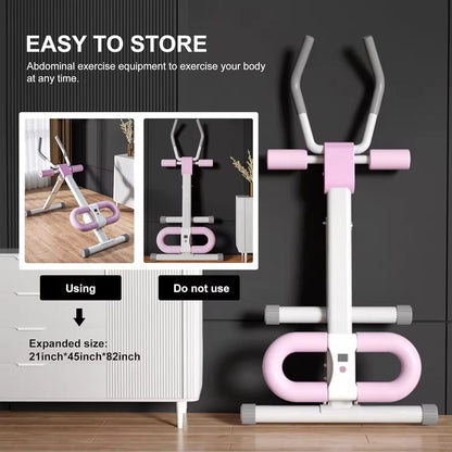 Multifunction Silent Anti-Slip Body Muscle Core Exerciser Workout Home Gym Custom Adjustable Fitness Abdominal Trainer Bench